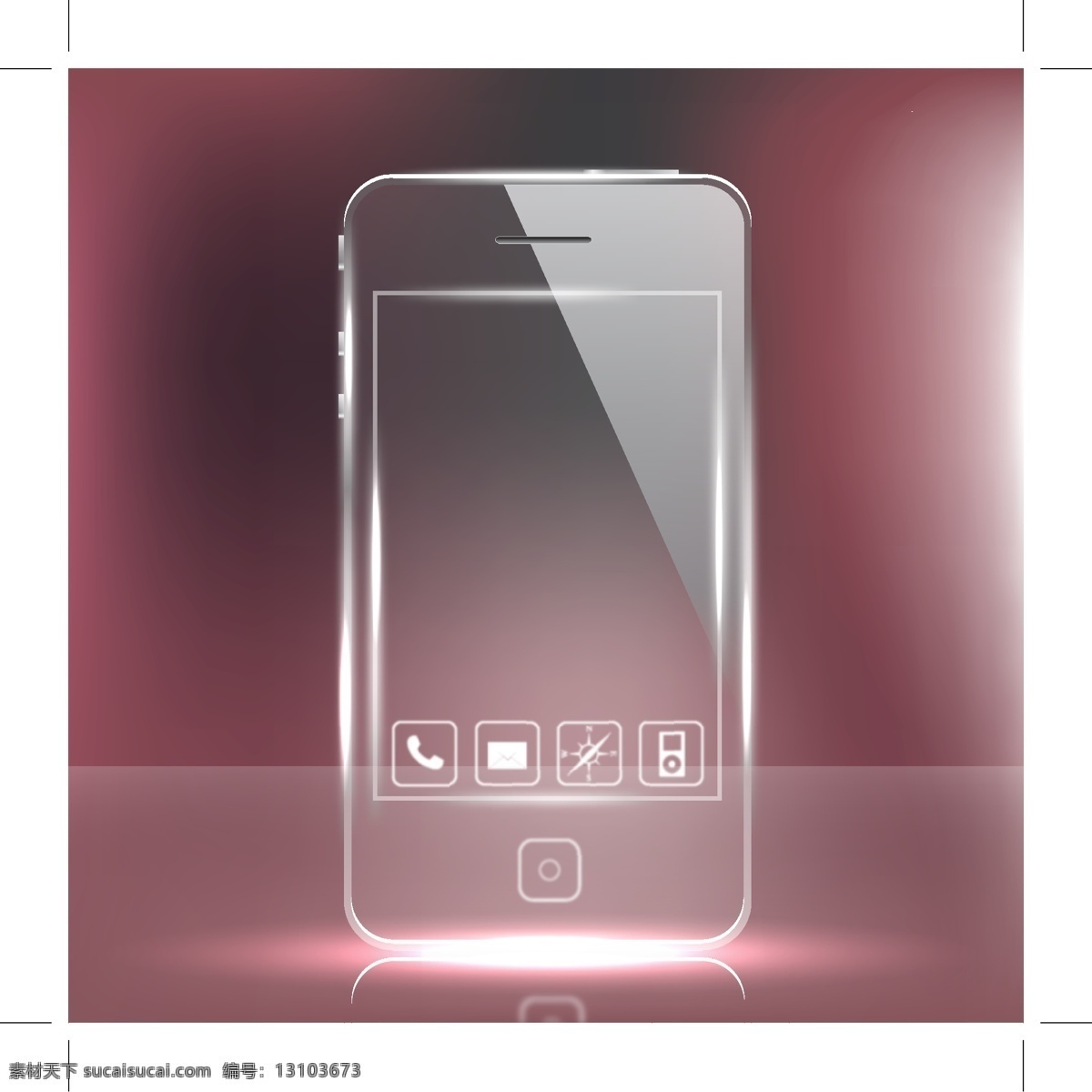 未來 iphone 觸摸 電話 屏幕 移動 未來的 現(xiàn)代的 載體 矢量圖