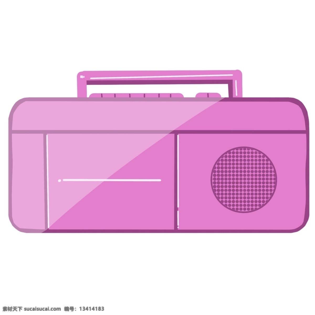 紫色 手提式 录音机 紫色录音机 电子产品 录音 播放音乐 音乐播放器 磁带 手提式录音机 电子