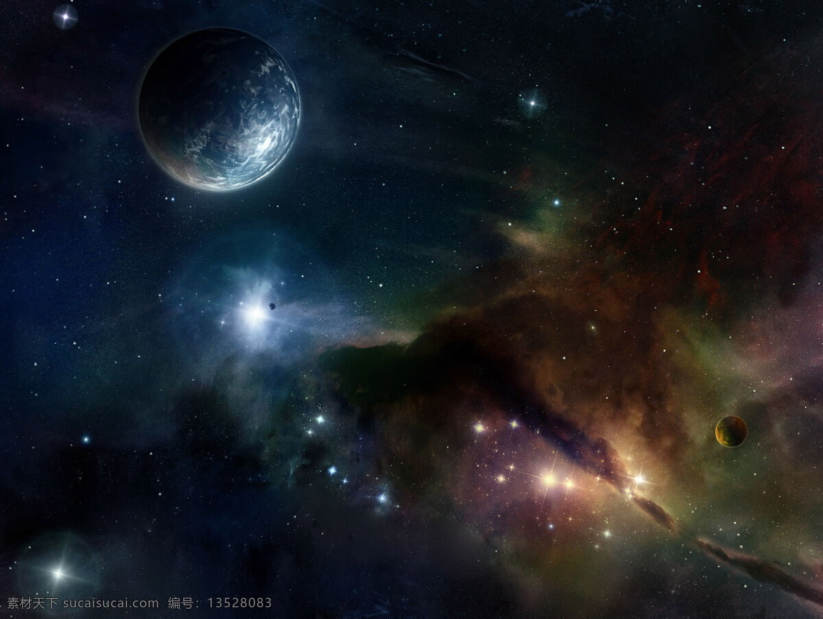 外太空 高清 星球探索 美麗 黑色