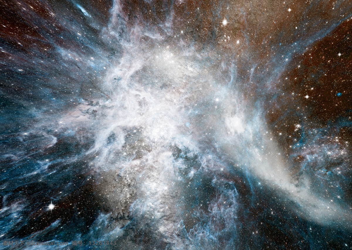 太空 系列 白色 星云 星空 夜空 繁星 大图 背景 黑色
