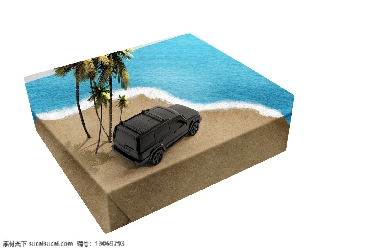 創(chuàng)意海報(bào)設(shè)計(jì) 汽車(chē) 海洋 紙箱 紙盒 椰子樹(shù) 創(chuàng)意廣告 廣告素材 商務(wù)金融 科技金融 psd素材