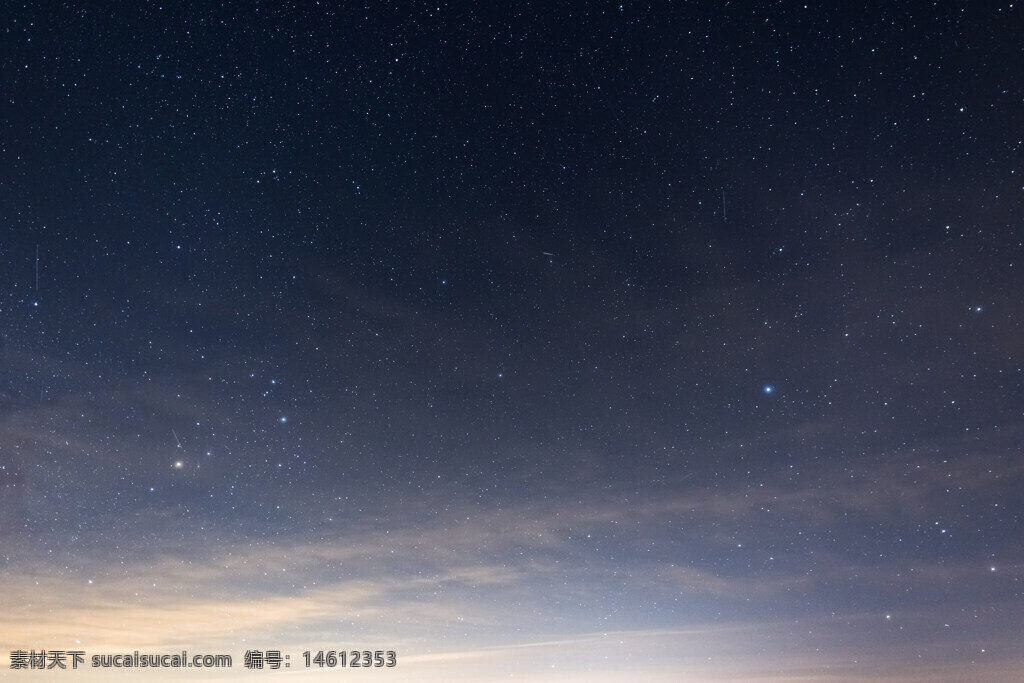 天空 星空 自然风景 夜晚 宁静 安宁 云彩 夜空 星星 银河 浪漫 宇宙 美丽 夜景