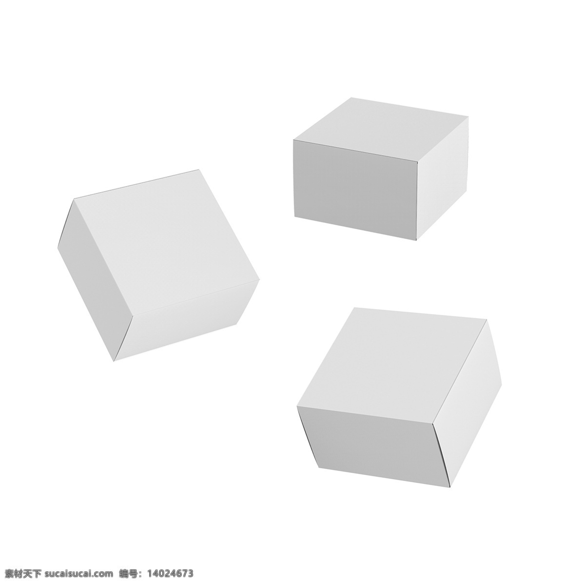 原创 白色 空白 方 盒子 纸盒 立体 空间 方盒子 几何