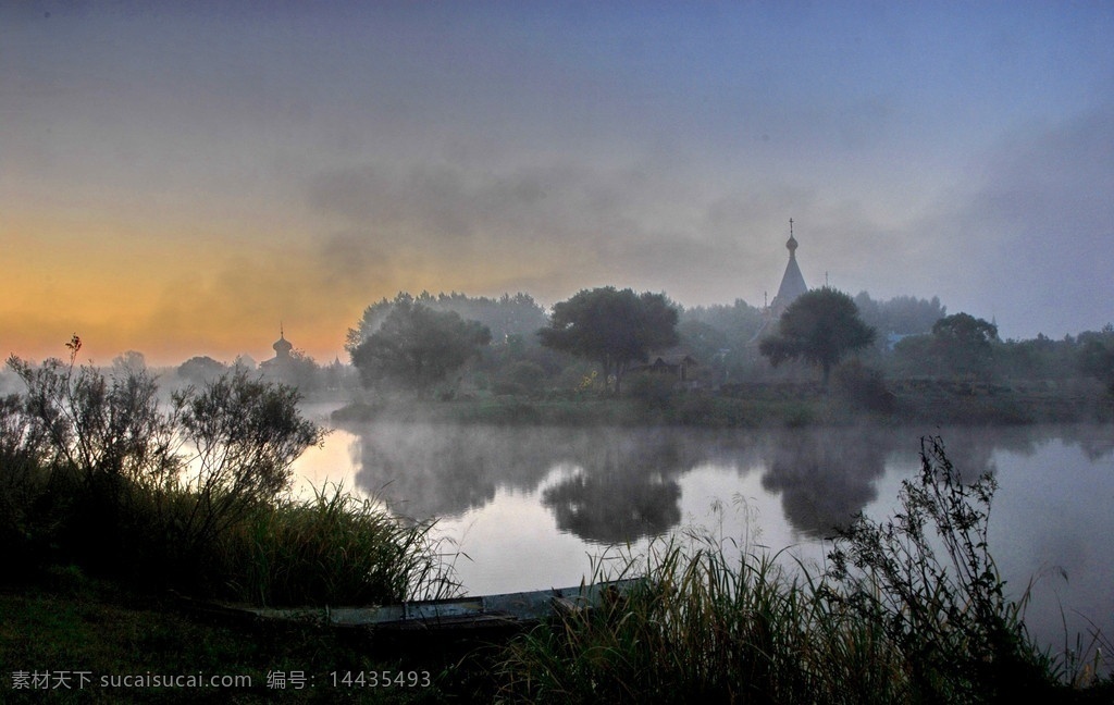 伏尔加 庄园 景色 伏尔加庄园 倒影 美景 哈尔滨 湖面 伏尔加河 日出 云雾 神秘 清晨 水墨 国内旅游 旅游摄影