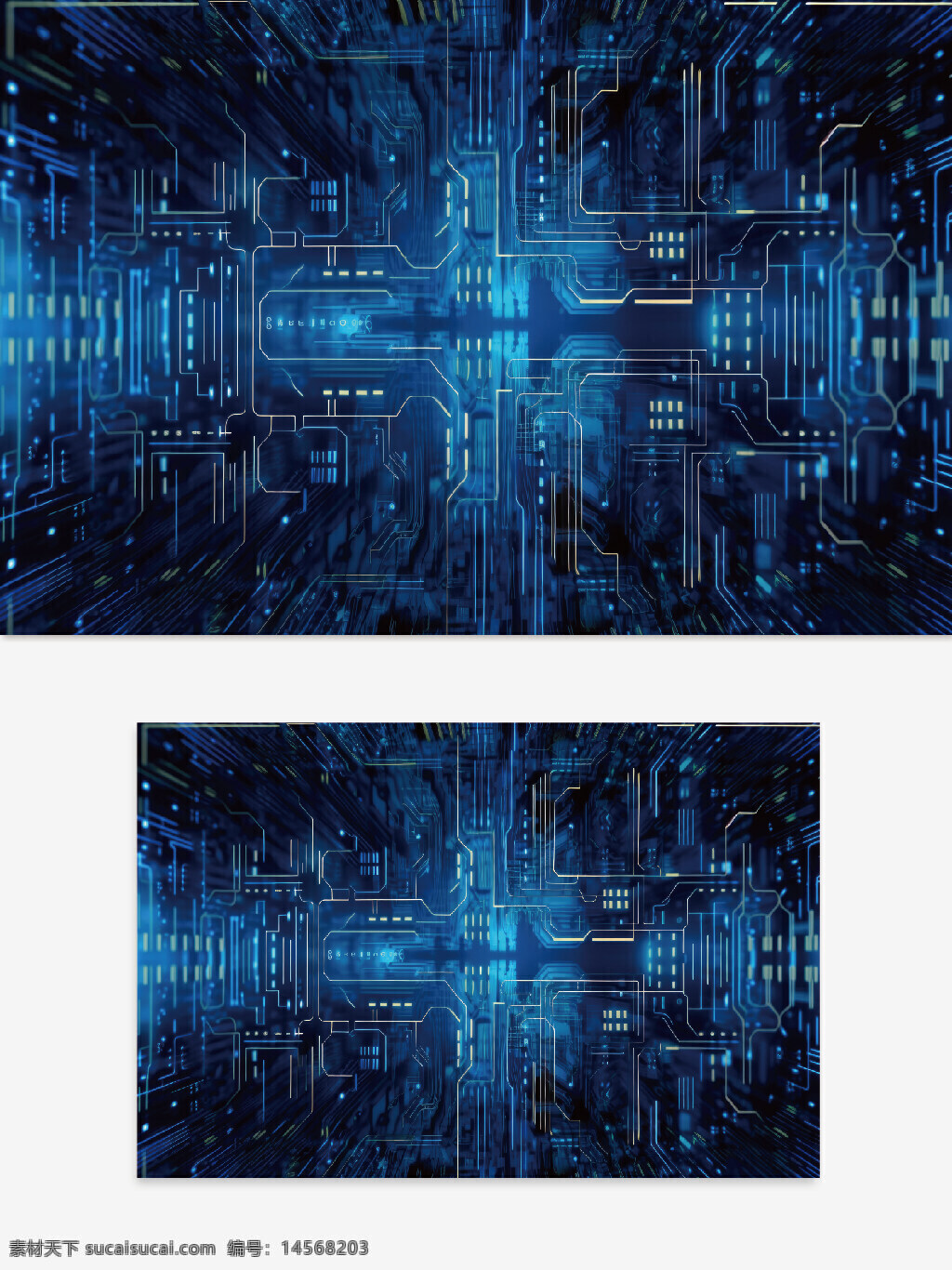 创意科技蓝色抽象cpu设计 抽象山峰 抽象设计 抽象创意 抽象科技 ppt背景