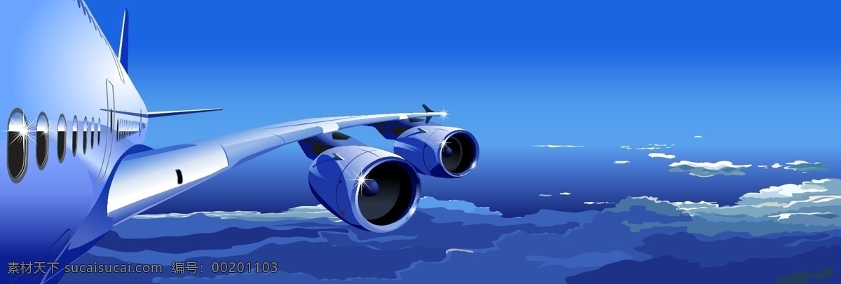 大型 商务 科技 白云 办公 飞机 飞机矢量图 客机 蓝天 旅行 文化 休闲 现代科技