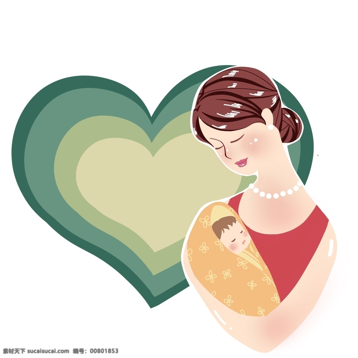 母亲 温柔 抱 婴儿 母爱 温馨 母亲节 母婴