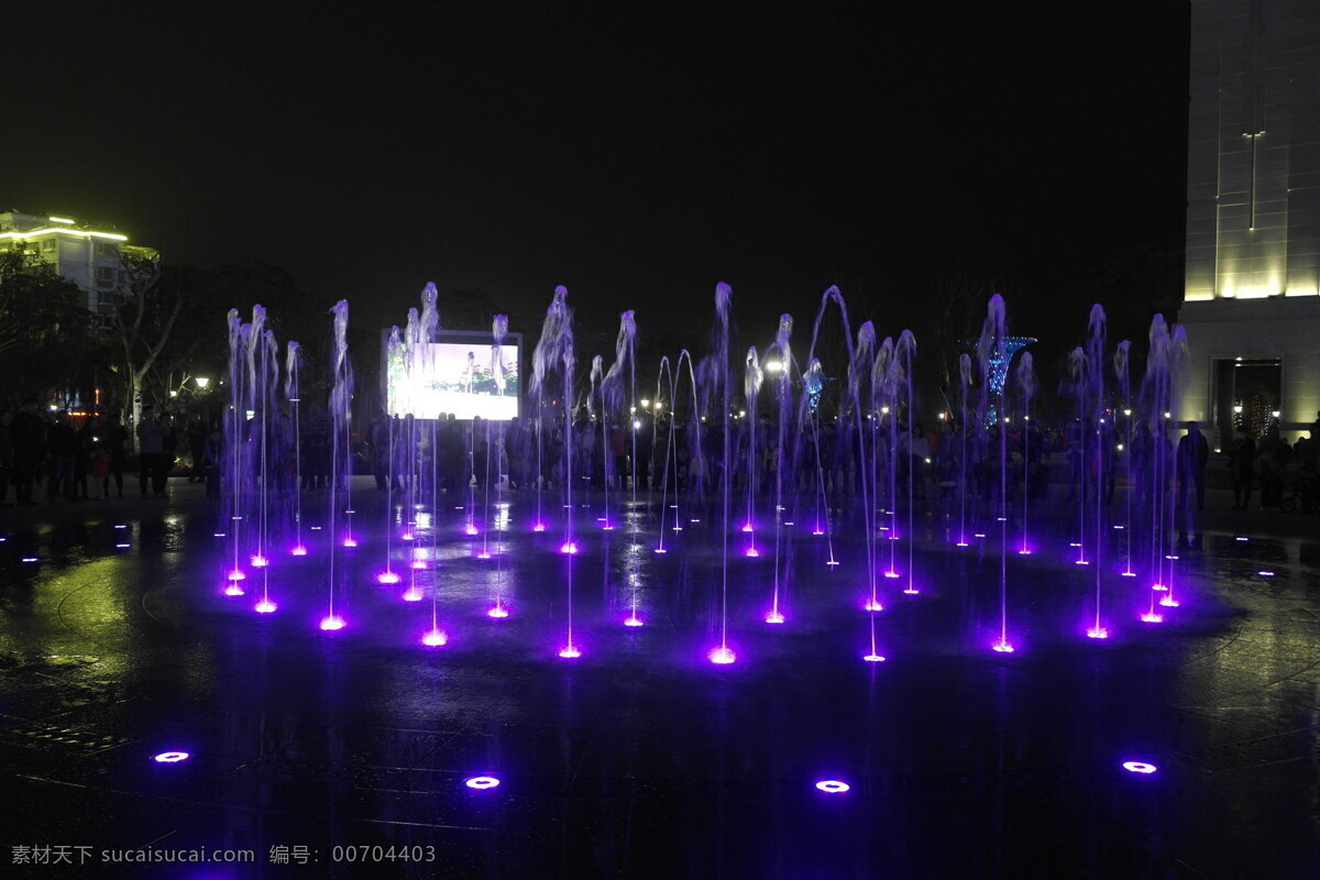 汕头 开放 广场 夜景 喷泉 开放广场 景点 休闲广场 公园 自然景观 建筑景观