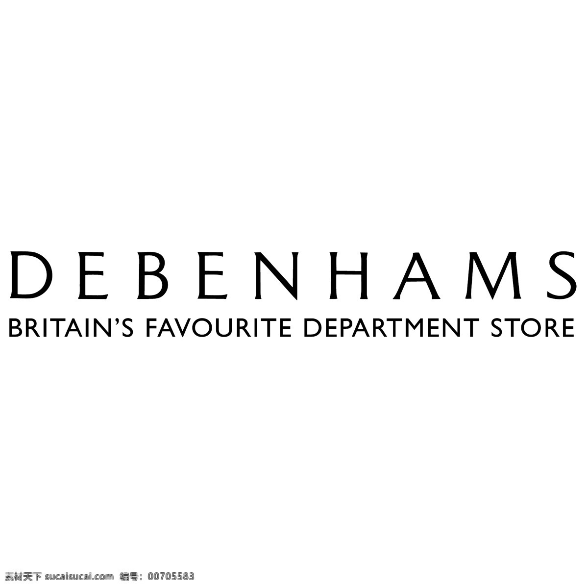 德本 汉姆 公司 百货公司 debenhams 标志 标识向量 向量 矢量 蓝色