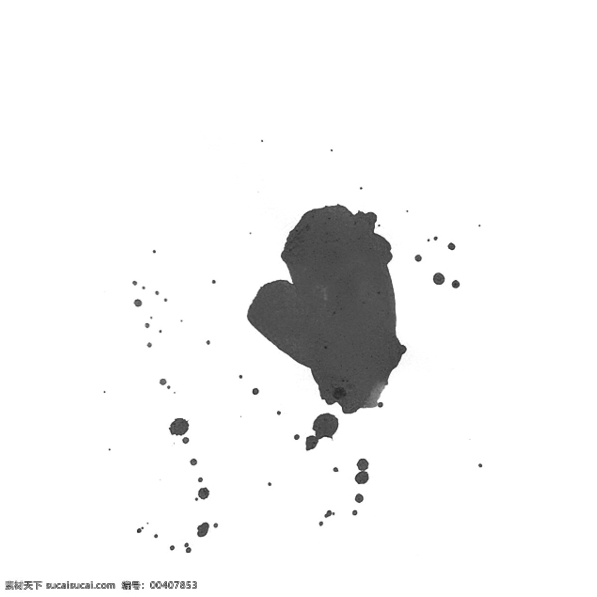 水彩 黑色 手套 泼墨 创意 水墨画 线条 笔刷 卡通 手绘 抽象 艺术 新意 中国风 个性 画技 画法