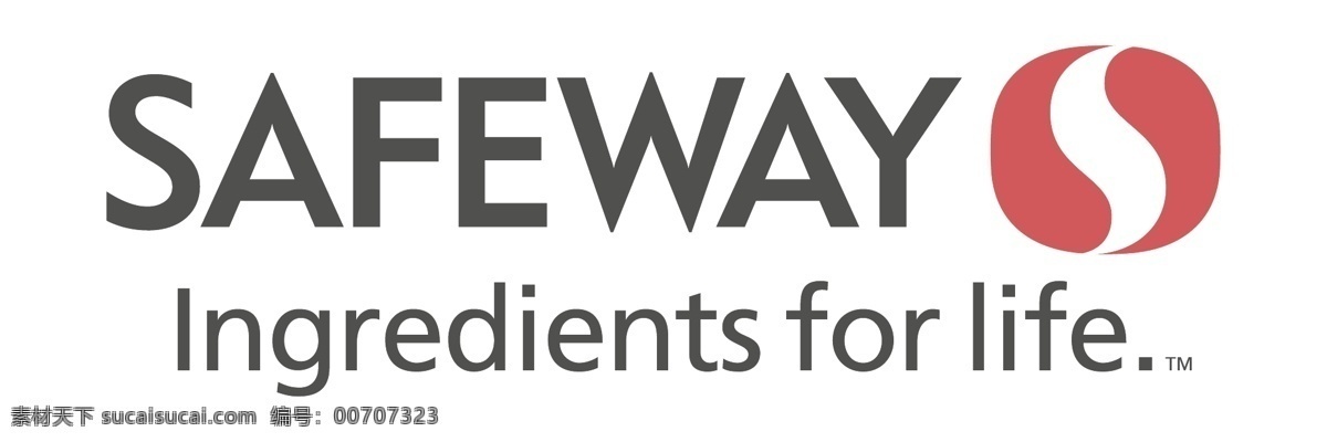 西夫韦 safeway 标志 标识为免费 白色