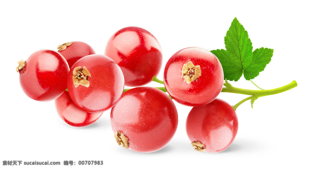 红色水果 红色果实 红果 果实 果子 绿叶 鲜果