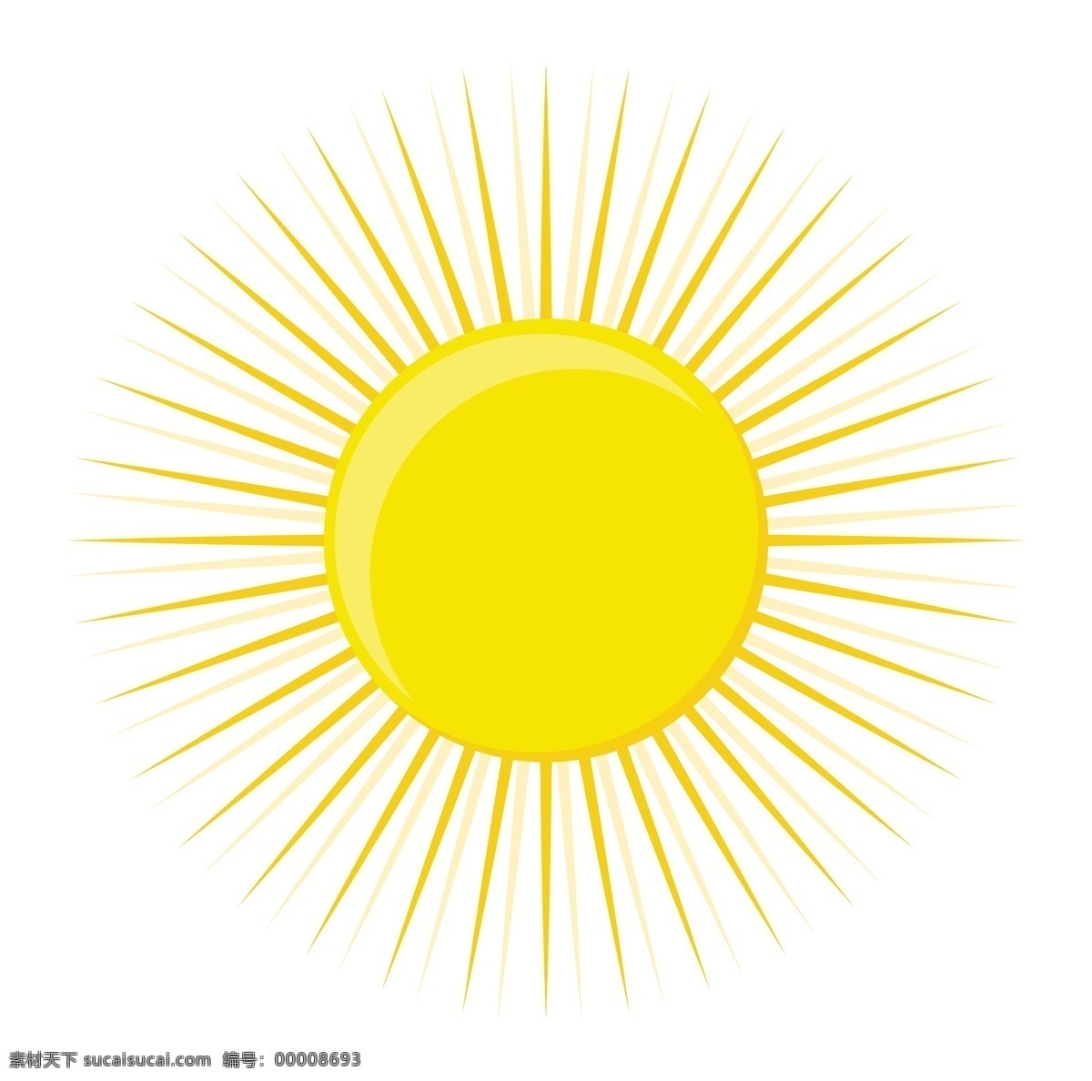 太阳 图标 太阳图标 矢量图 日常生活