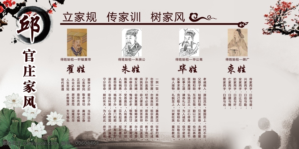 家风家训 邱氏 刘 王 吴 翟 朱 毕家风 家训 始祖 文化教育