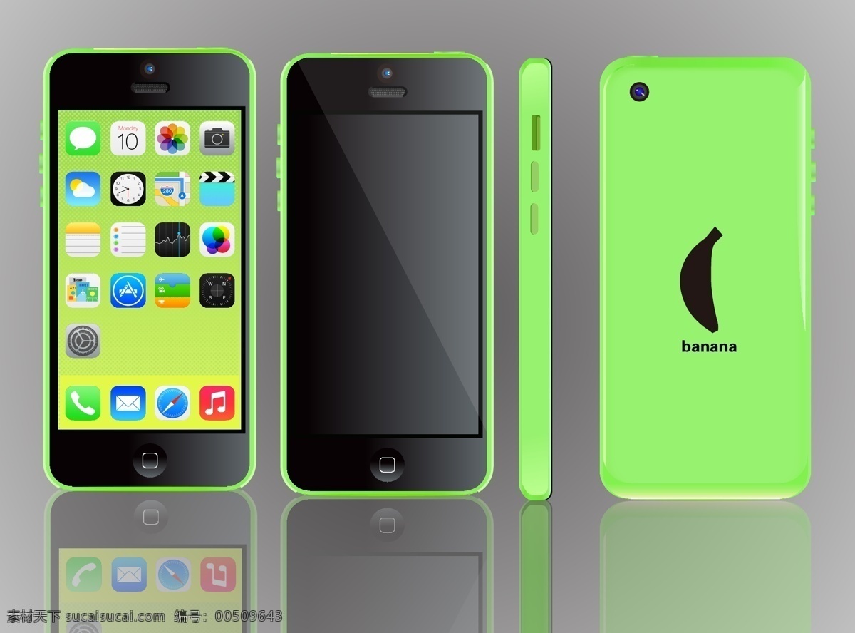 iphone5 iphone5c iphone5s 苹果5 苹果5c 苹果5s 通讯科技 现代科技 苹果 5c 矢量 模板下载 矢量图