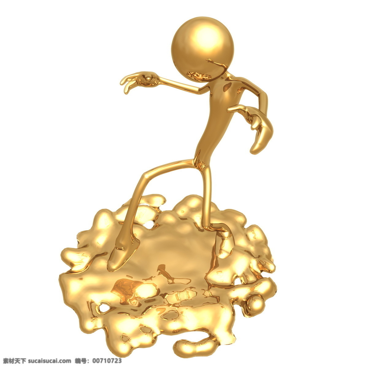 玩具 金色世界 喻 意 金人 广告素材 设计素材 小金人 形象设计 金人设计 喻意金人 喻意 商务金融