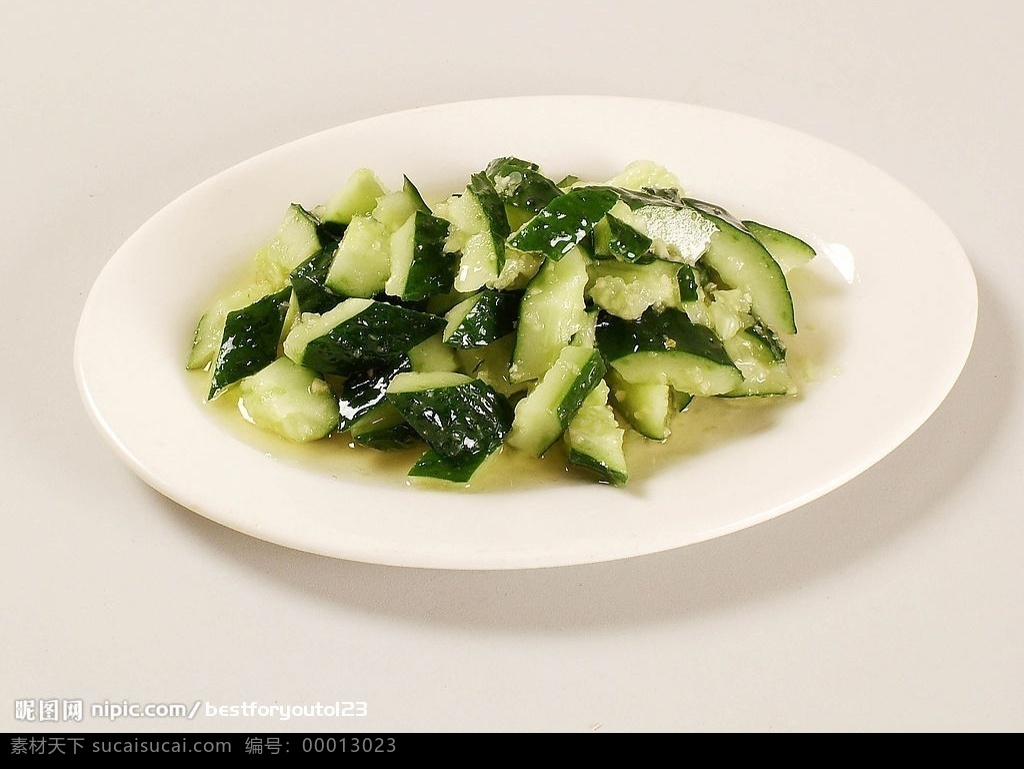 凉拌黄瓜 黄瓜 凉菜 餐饮美食 传统美食 摄影图库 热菜