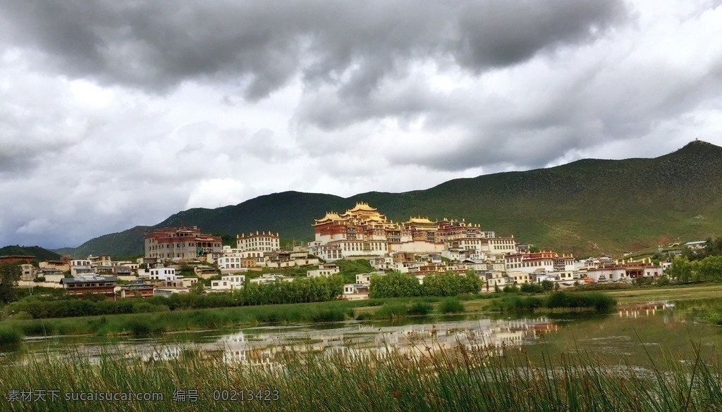 松赞林寺 寺庙 云南 香格里拉 藏族 建筑园林 园林建筑