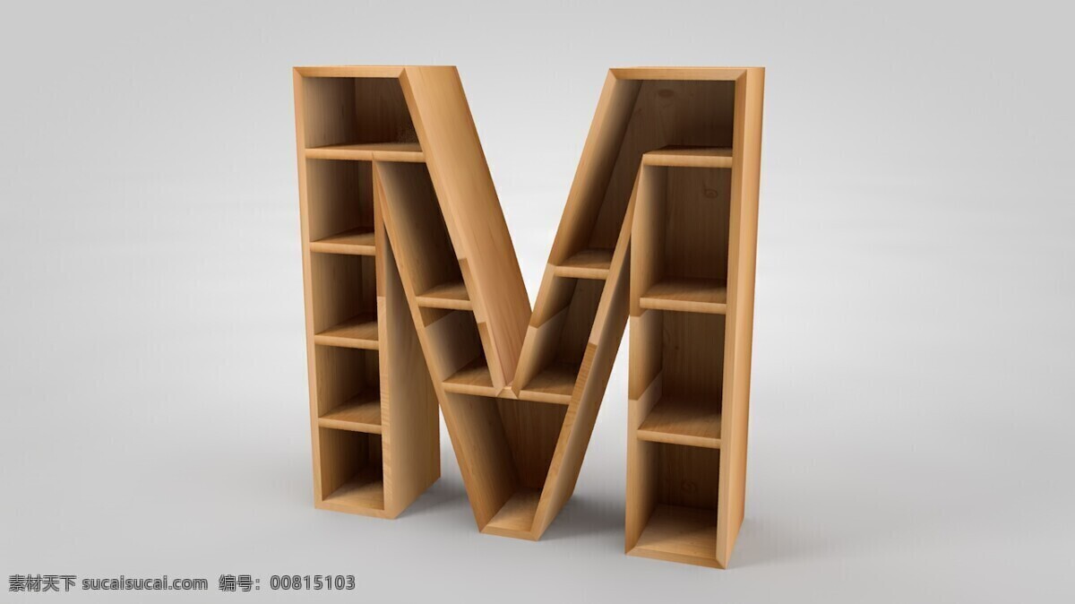 字母 m 形 木质 现代 货架 书架 木架 c4d 建模 创意家具 木制家具 书房家具 创意书架 m形建模