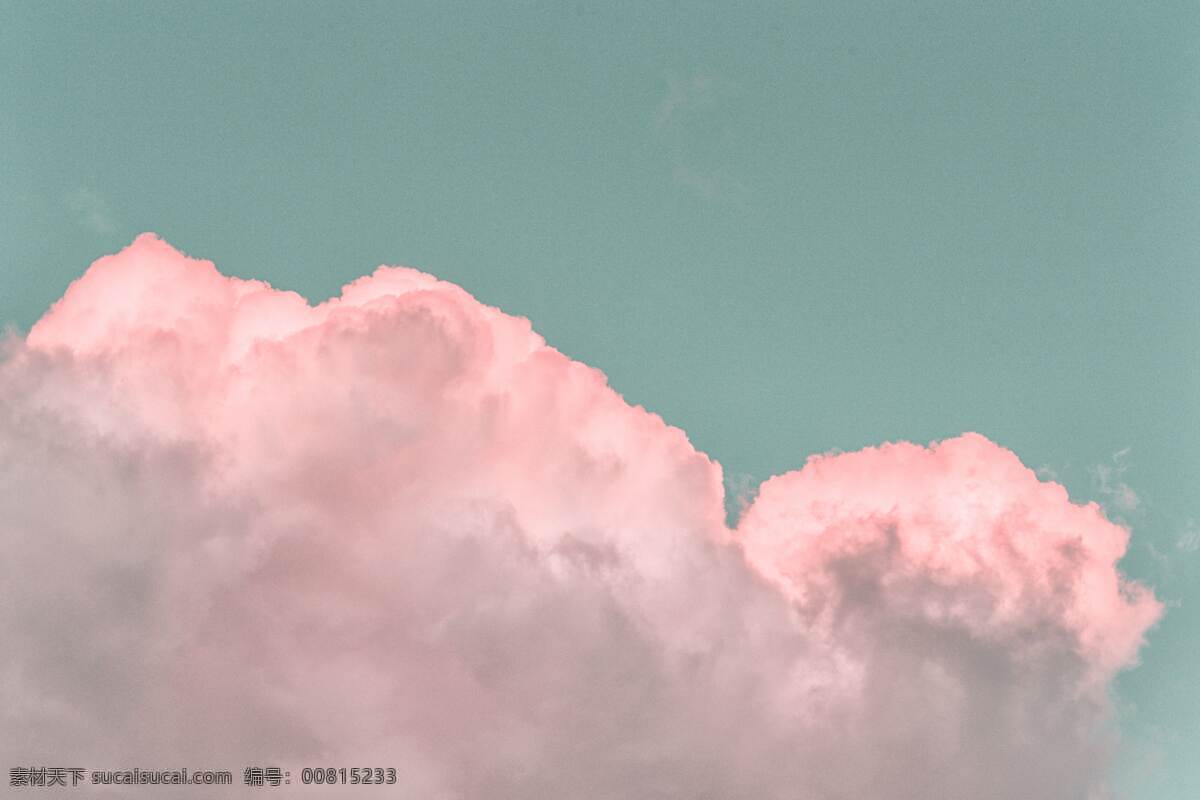 蓝天 下 粉色 云朵 纯净天空 白云 粉色云朵 乌云 云彩 云层 自然景观 自然风景