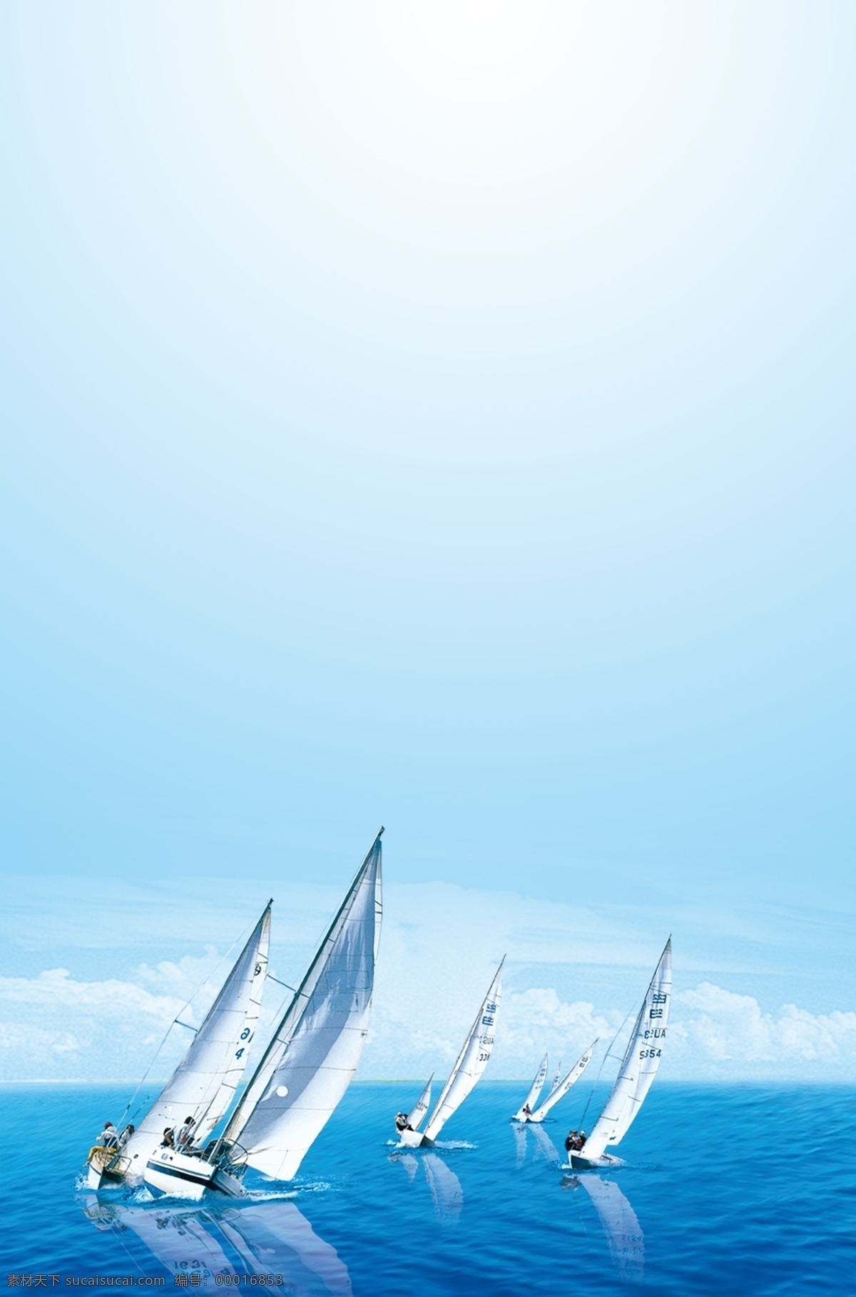 蓝色背景 会议宣传板 企业文化 背景 帆船 海洋 水 蓝色 底图