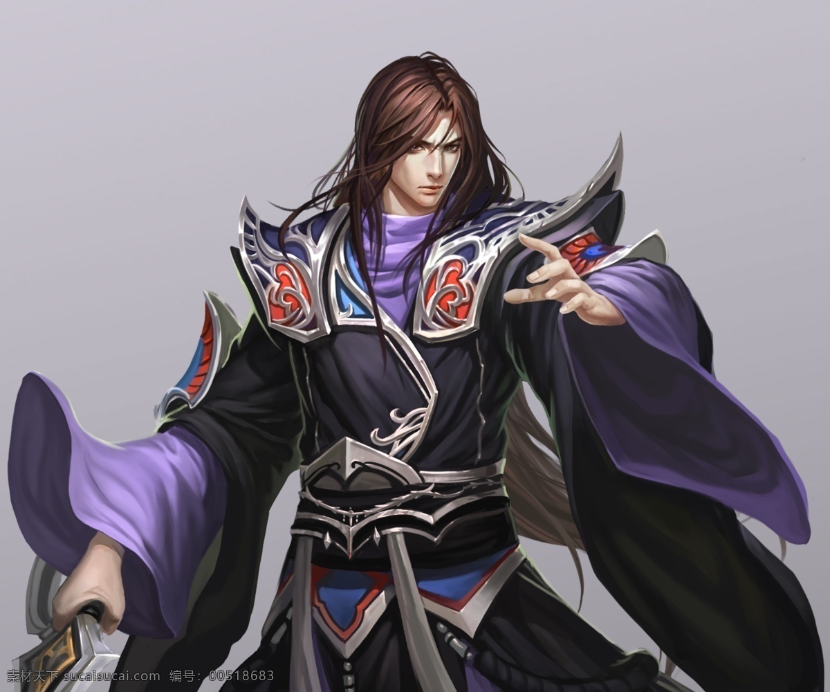 游戏 游戏原画 原画 游戏人物 玄幻 武侠 cg 动漫人物 免抠素材 分层素材 傲视九重天 动漫动画