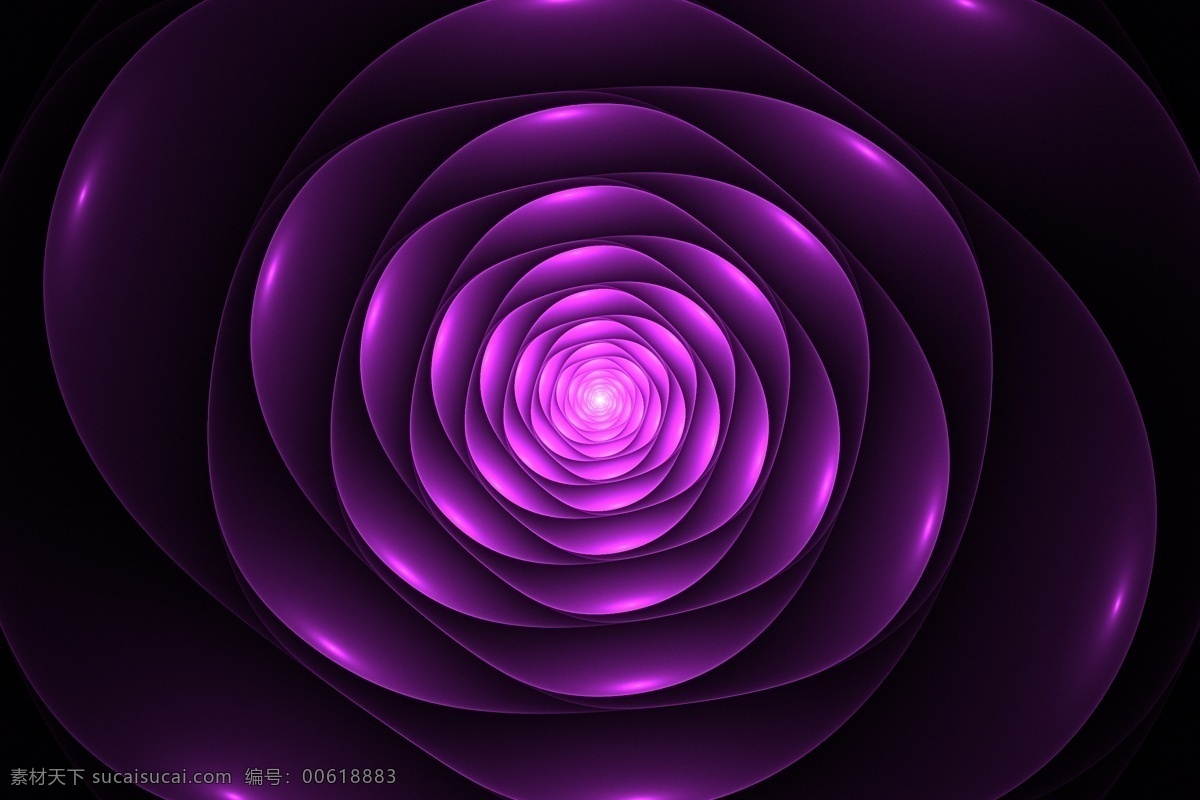 紫色花 玫瑰花 光线 亮丽 紫色 花朵 旋转 反光 抽象底纹 底纹边框