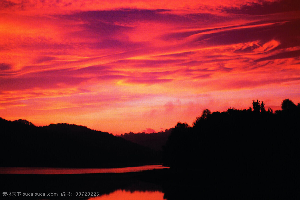 晚霞 风光 傍晚 背景 风景 黄昏 旅游摄影 摄影图库 晚霞风光 夕阳 自然风景