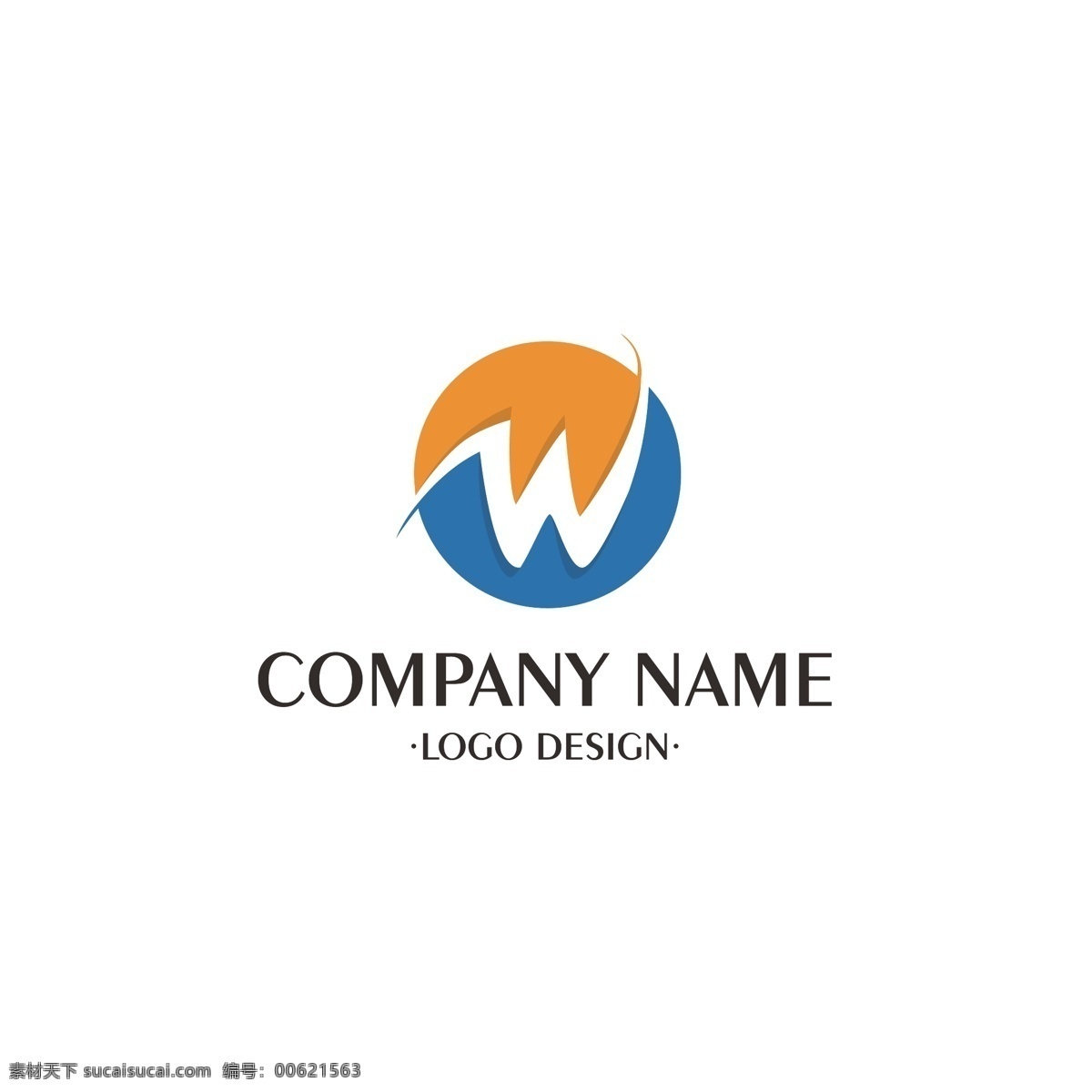 字母 变形 logo w 文字 企业 商业 标志 图标