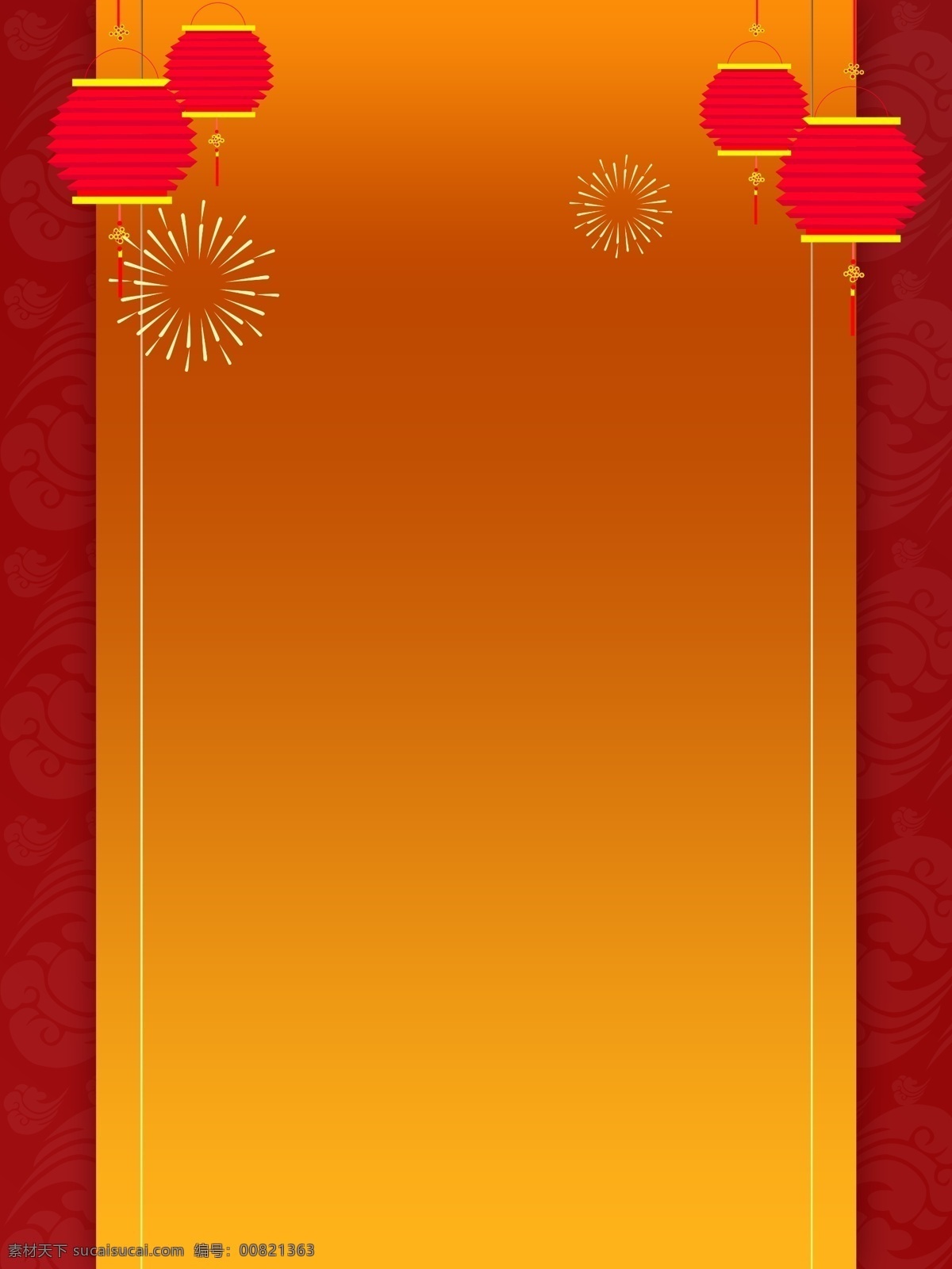 猪年 灯笼 新年 宣传 背景 喜庆 红色 新年快乐 背景展板 猪年素材 猪年模板