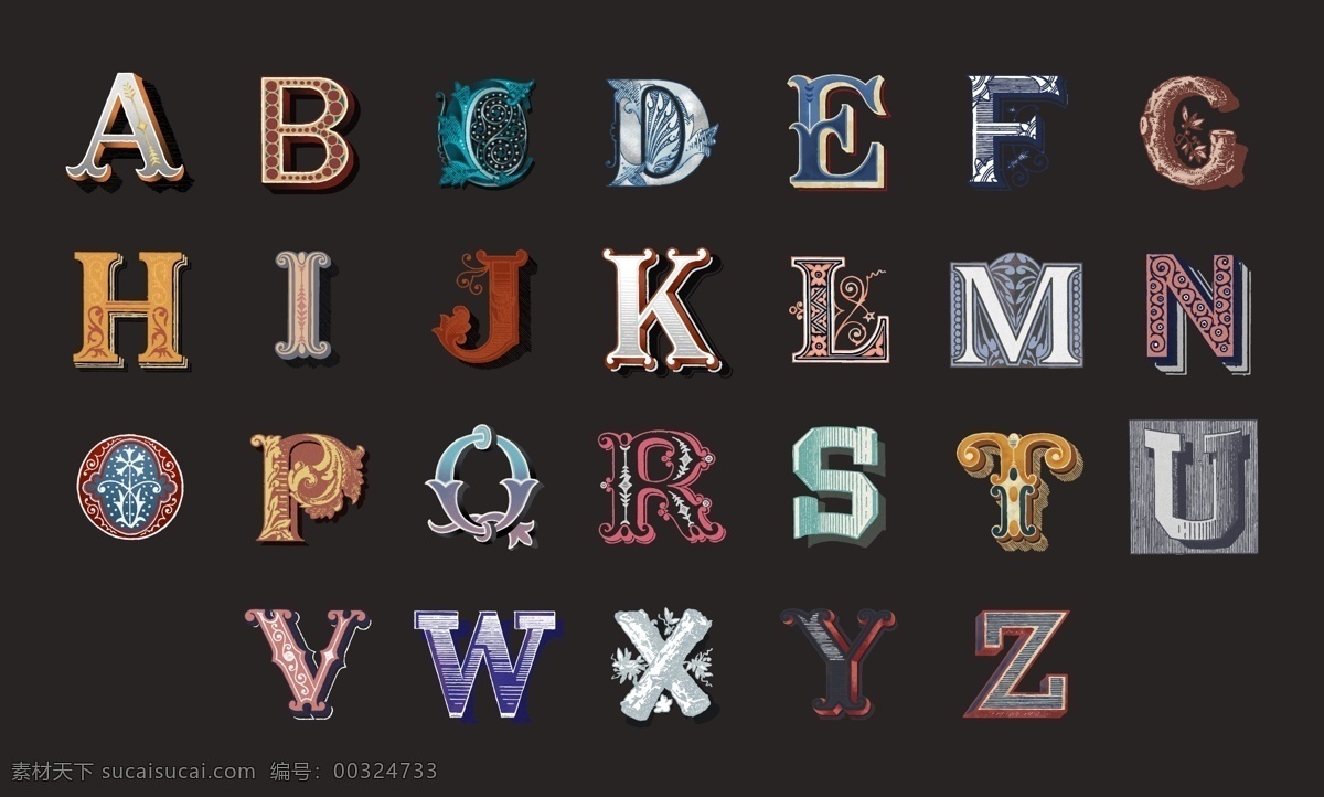 复古字母 英文字母 矢量字母 卡通字母 时尚字母 现代字母 创意字母 艺术字母 彩色几何字母 几何底纹字母 彩色渐变字母 数字字母 标志图标 其他图标