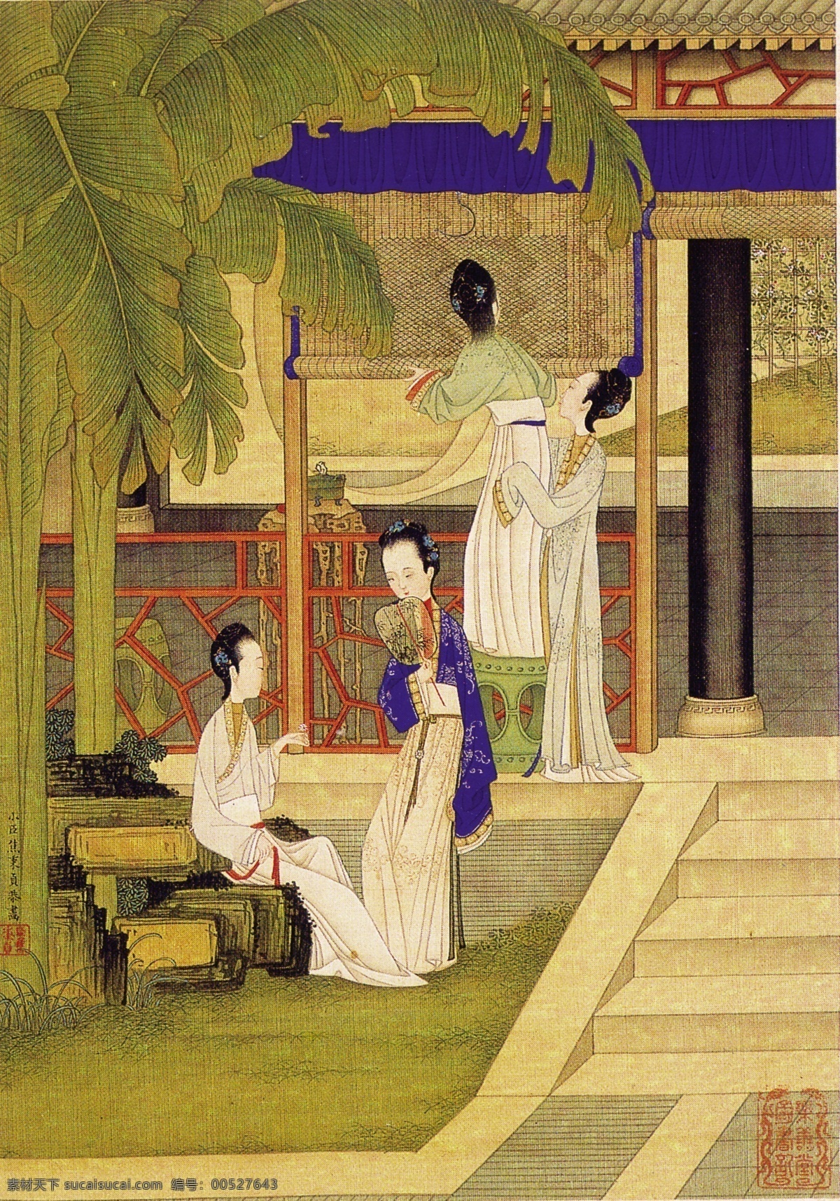 分层 源文件 风景画 工女 古画 民间艺术 民间艺术画 清明上河图 绣女 中国 传统 元素 整合 民间 艺术品 中华刺绣 节日素材 清明节