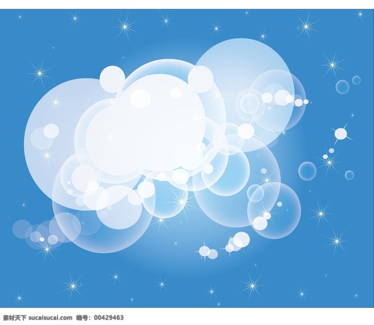光晕 蓝色 背景 矢量图 其他矢量图