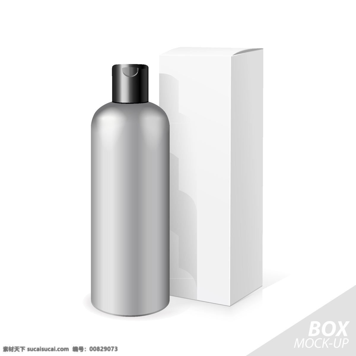 化妆品包装 包装 空白 分妆品 盒子 白色