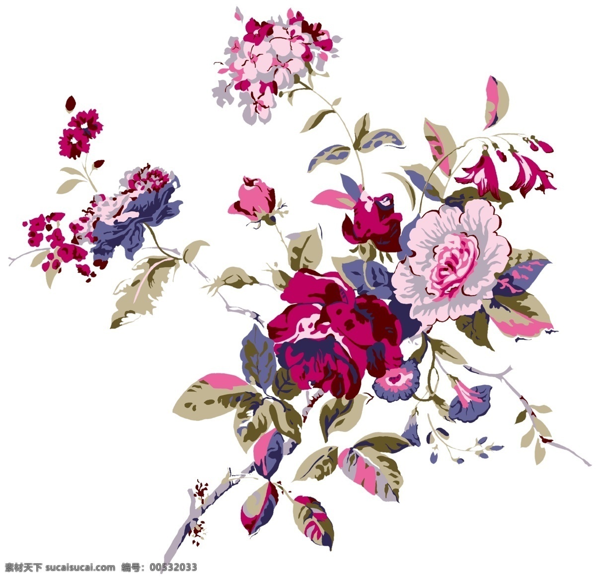 花纹 花朵 hanmaker 韩国 设计素材 库 花纹花朵 装饰修饰 家居装饰素材