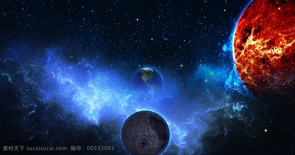 燃烧地球 地球 灾难 熔岩 太空设计素材 宇宙背景 天空 科幻 星空 星球 自然景观 自然风光