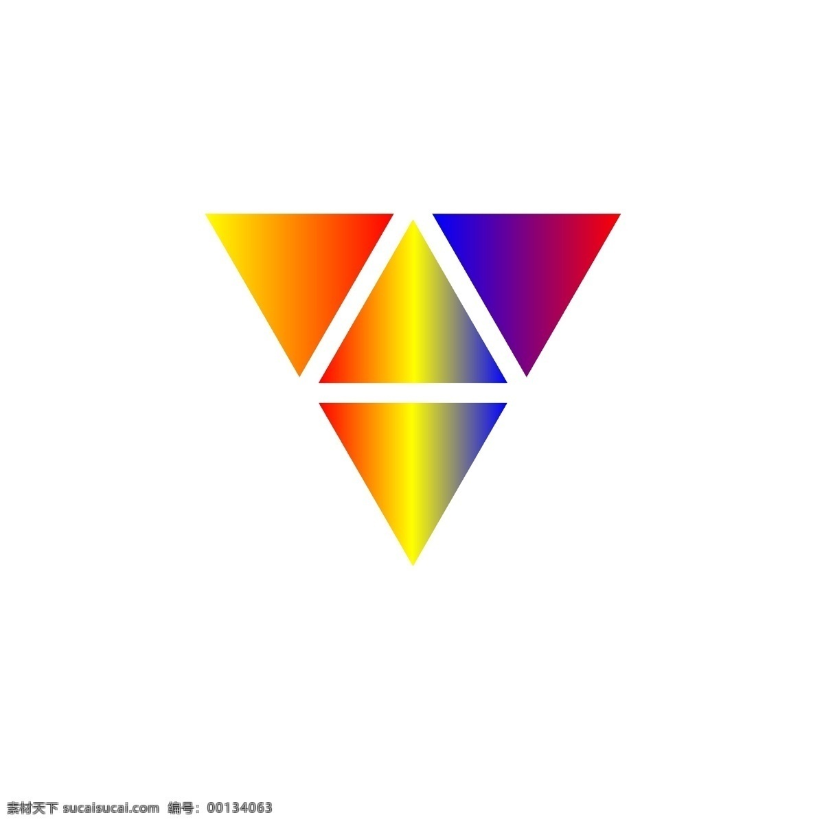 黄金 比例 三角 logo 黄金比例 三角形 色彩 平面 logo设计
