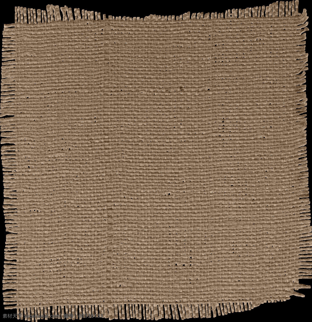实物 褐色 纺织 布料 元素 面料 棉麻 褐色线条 免抠