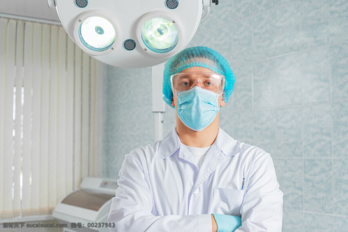 戴 口罩 医生 手术室 职业人物 医务工作者 医疗主题 医疗护理 现代科技