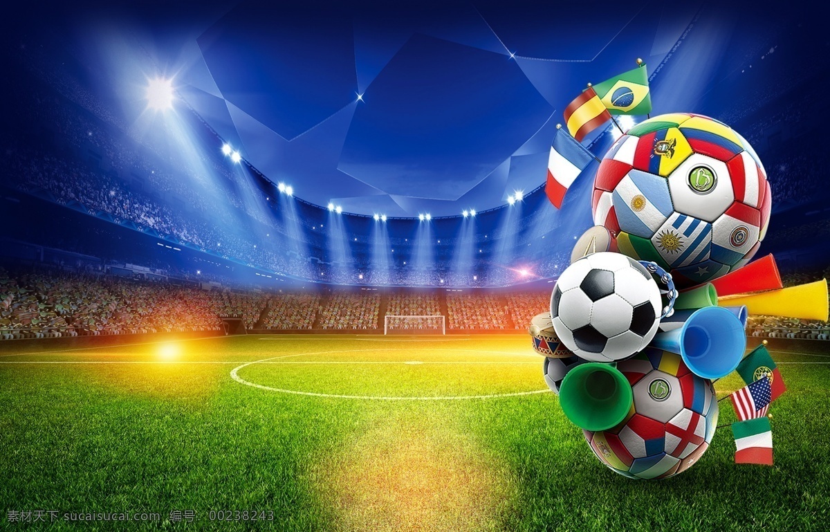 世界杯 赛事 足球 球场 海报 背景