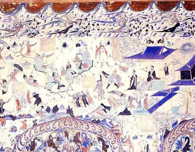 印花 非 矢量 壁画 服装图案 节日 民族风 数码印花 印花非矢量 面料图库 服装设计 图案花型