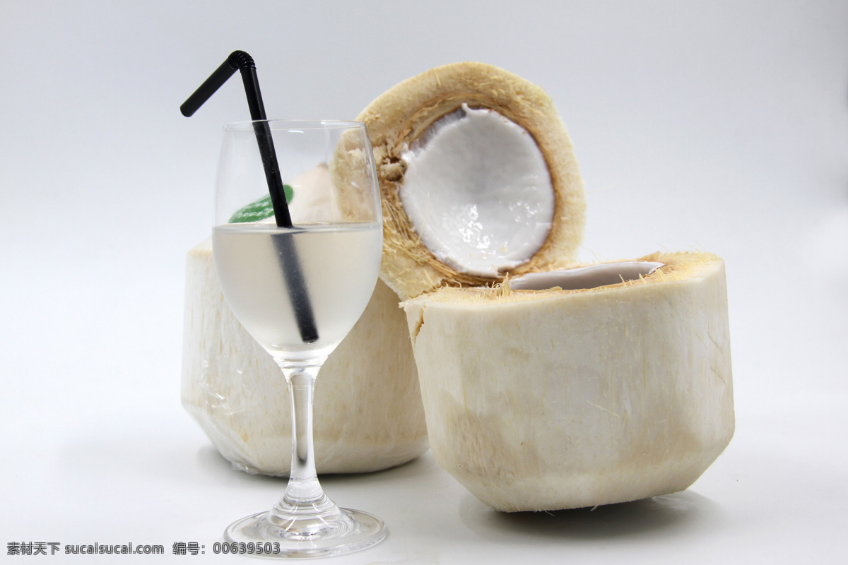 椰青 椰子 水果 椰肉 鲜果 生物世界