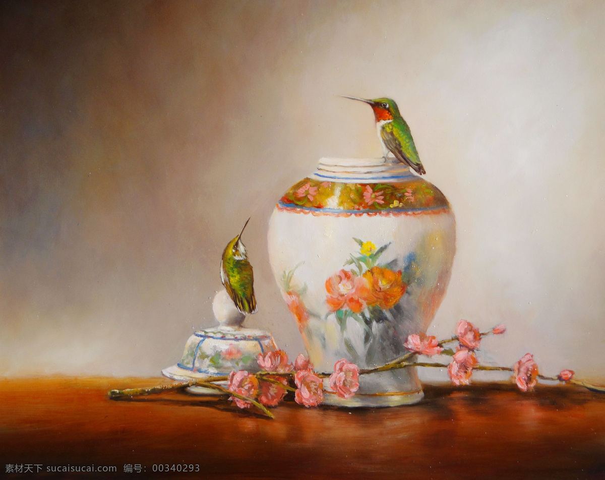 摆设 壁画 古典 花瓶油画 绘画书法 家具 鸟 墙贴 油画 手绘 无框画 水彩画 水彩 油画绘画 文化艺术 装饰素材