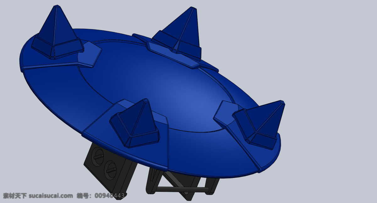 虚拟 omr 雷电 指挥官 型 屏蔽 盾 3d模型素材 其他3d模型
