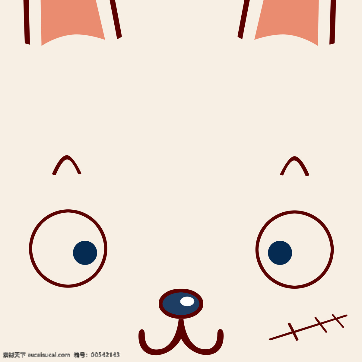 阿狸 白色 动漫动画 动漫人物 头像 眼睛 卡通 设计素材 模板下载 ali头像 米兔 矢量图 日常生活