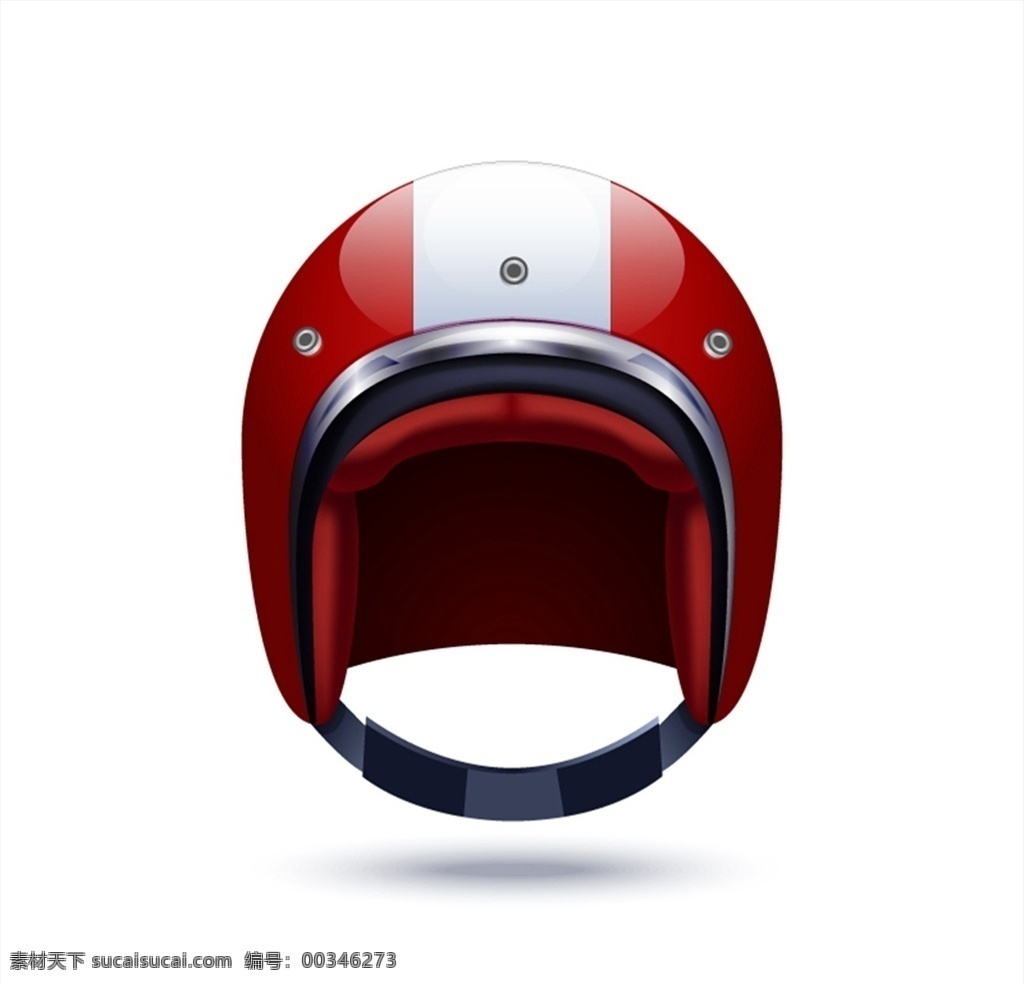 红色 头盔 矢量 摩托车头盔 电动车头盔 保护 矢量图 格式 高清图片