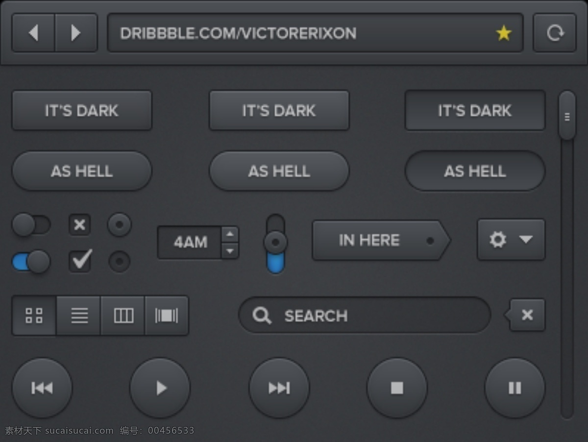 ui 元素 盒 精度 黑暗的web web 按钮 标签 播放按钮 创意 导航 高分辨率 黑暗 接口 免费 时尚的 现代的 独特的 新鲜的 设计新的 清洁 hd 用户界面 ui元素 详细的 工具箱 界面设置 工具包 设置 集 试剂盒 黑色 滑块 网格视图 圆形的 矩形的 搜索领域 切换 am pm按钮 开关开关 复选标记 单选按钮 矢量图