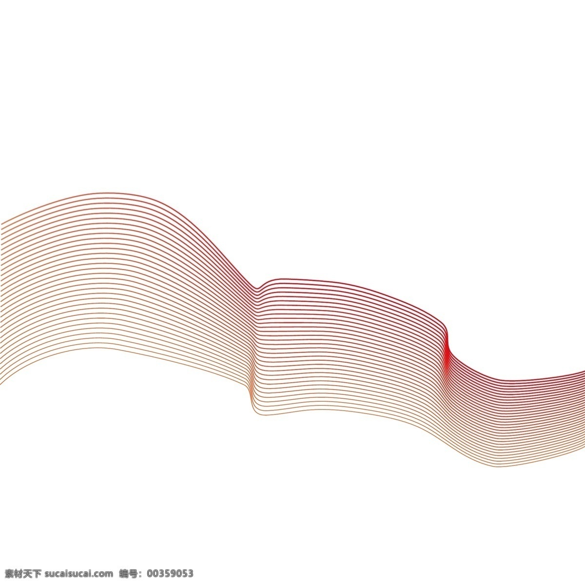 曲线 点线 飘带 线条表现 动感 点线面 红色 渐变 喜庆 海报通用装饰 装饰图案 渐变装饰 弯曲