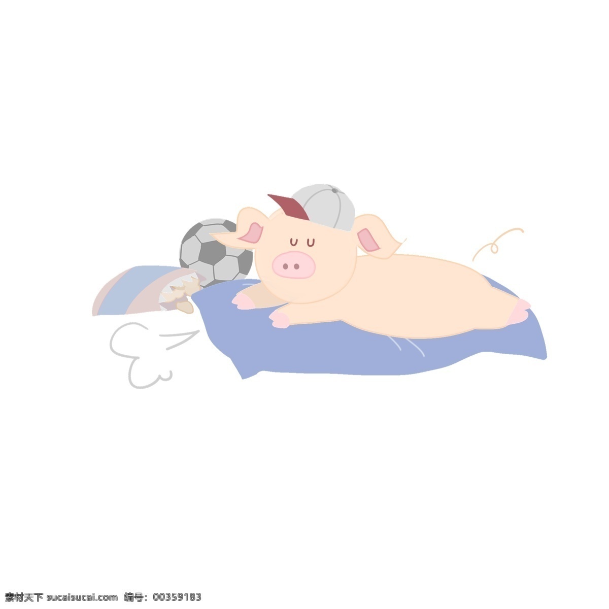 2019 年 猪年 可爱 猪 男孩 建议 生活 小猪 新年 治愈 慵懒 猪猪男孩