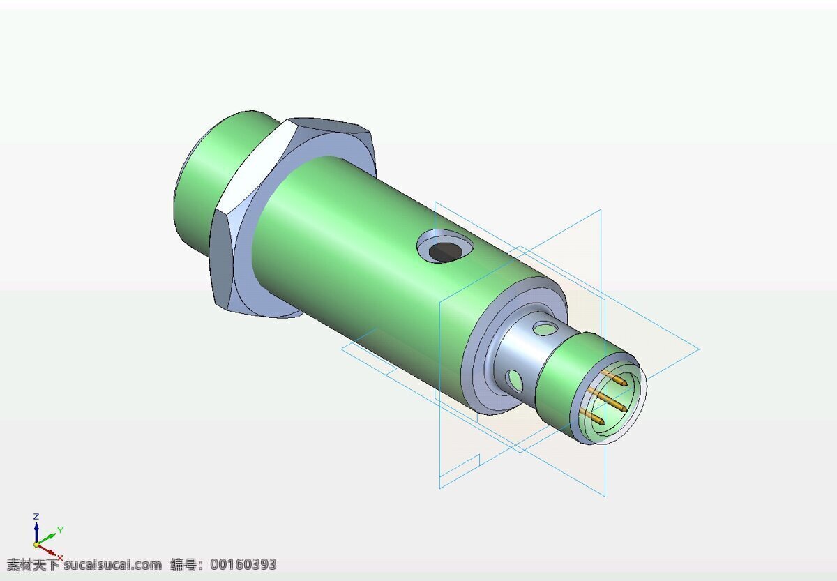 接近开关 开关 接近 福斯工业 3d模型素材 电器模型